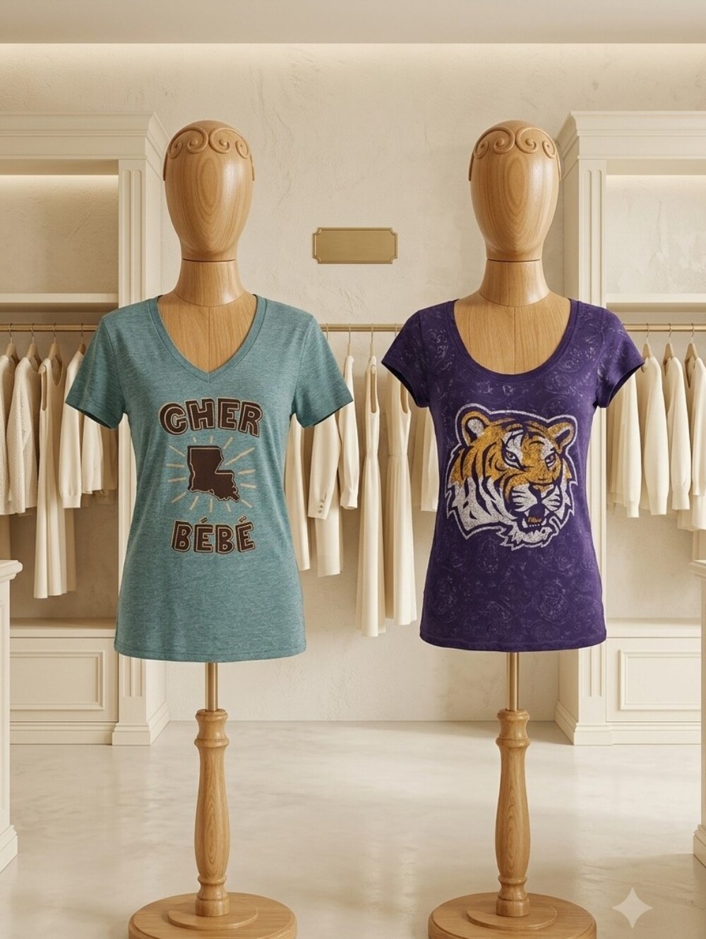 Louisiana Fans Tee Bundle 2-Pack | Knights Apparel M & Cher Bébé L